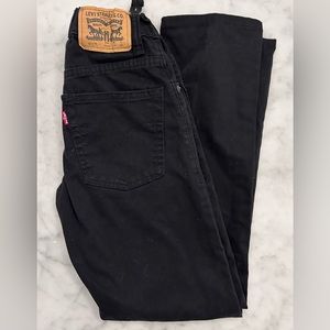 Levi's 511 Boys Slim Fit, Black, 10 Regular Size 25 X 26